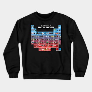 Battlebots Periodic Table Of Battlebots Crewneck Sweatshirt